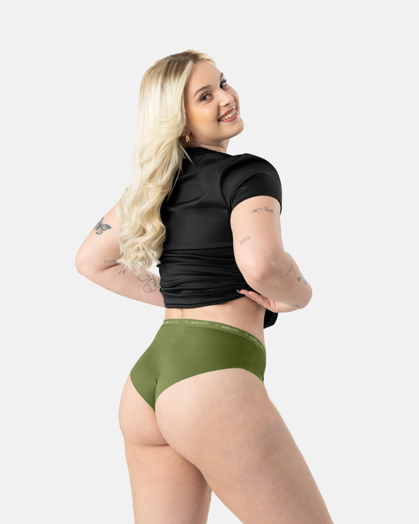 Image 1 of - ladiesmidrisehipstersbriefcottonun5jpg