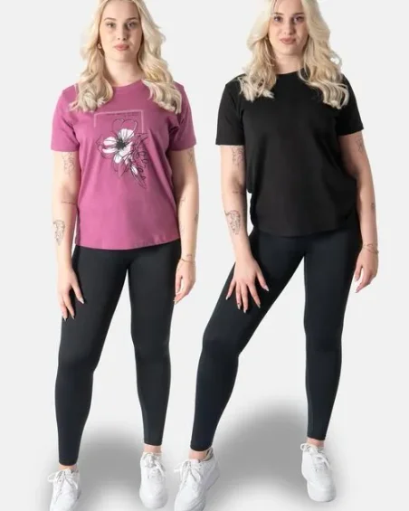 Camiseta para mulher- conjunto de 2