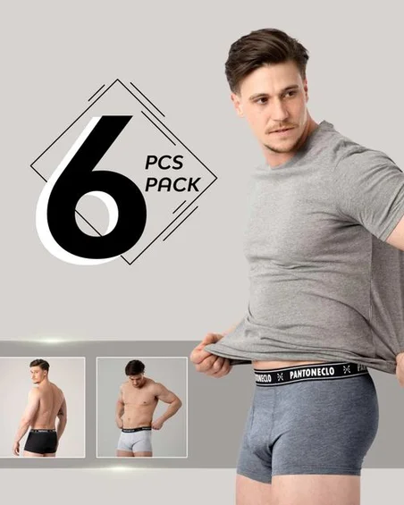 Cuecas para homem - conjunto de 6