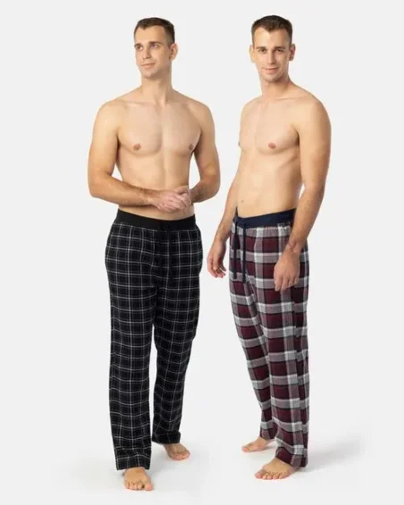 Calças de pijama para homem - roupa de dormir - conjunto de 2