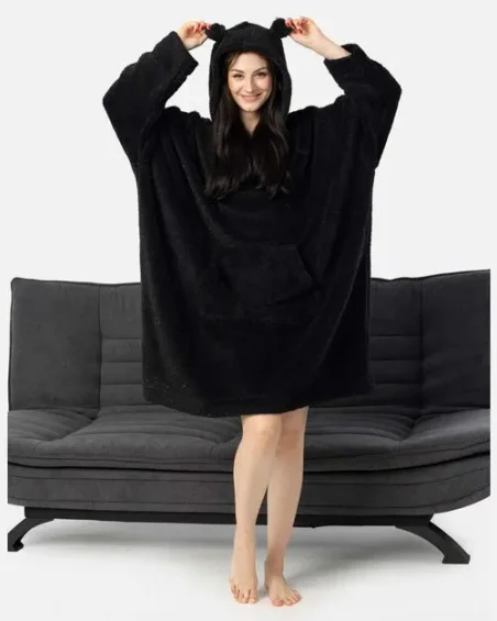 Sweatshirt Com Capuz superdimensionada para mulher