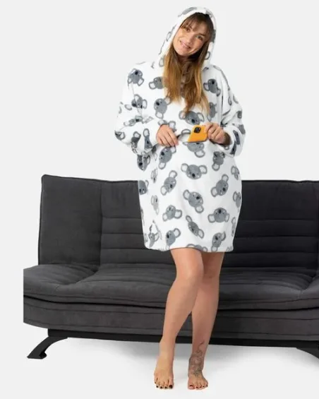 Leafletic Ladies Cozy Oversized Hoodie