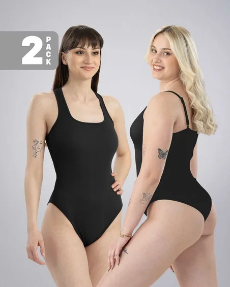 Adelgaçantes body para mulher - conjunto de 2