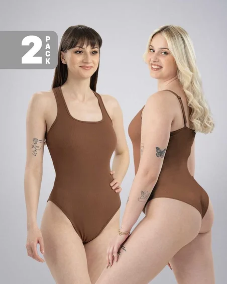 Adelgaçantes body para mulher - conjunto de 2