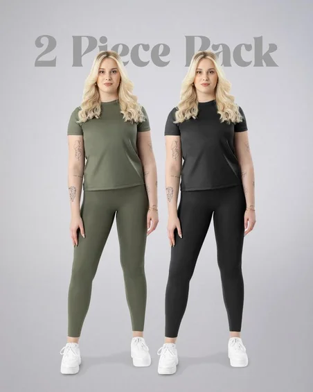 Legging para mulher - conjunto de 2
