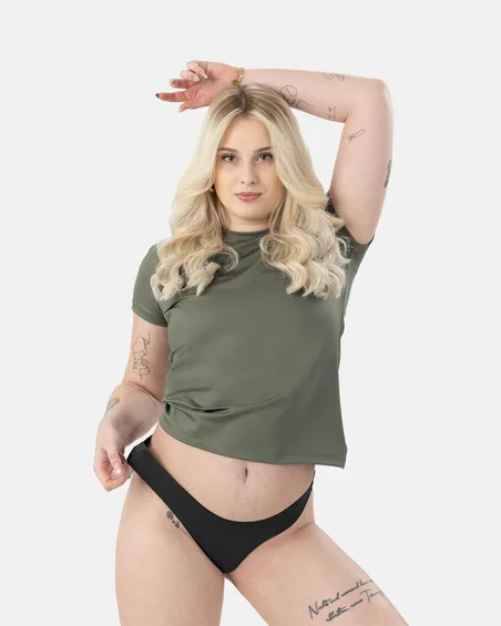Cueca brasileira de nylon e elastano