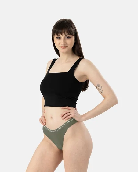 Cueca brasileira de nylon e elastano