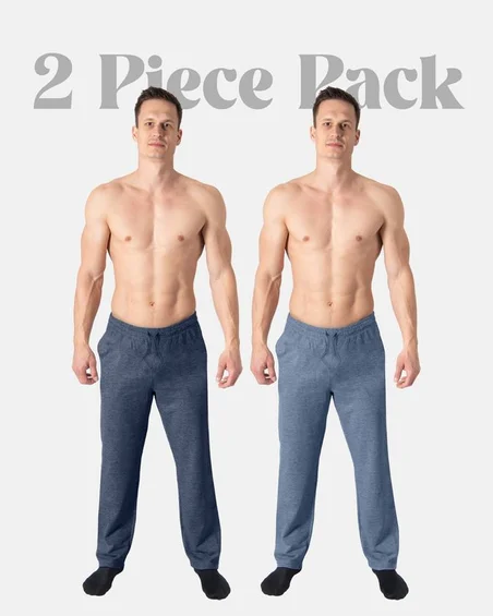 Calças de pijama para homem - roupa de dormir - conjunto de 2