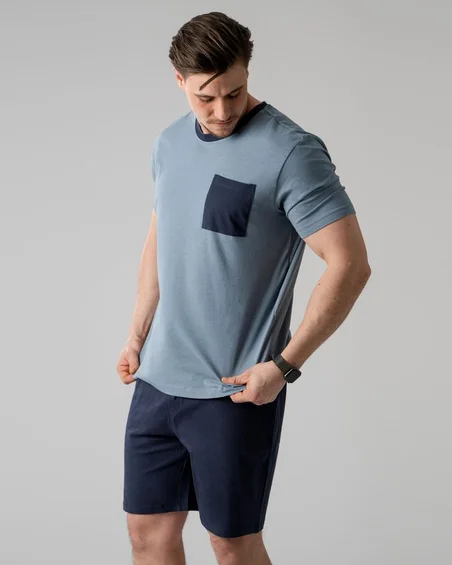 Pijama curto para homem - roupa de dormir