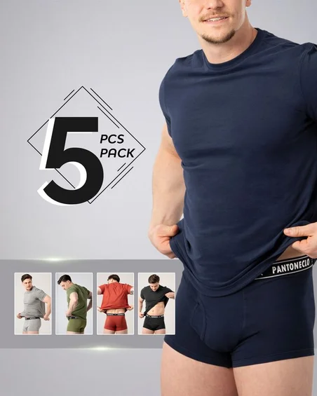 Cuecas para homem - conjunto de 5