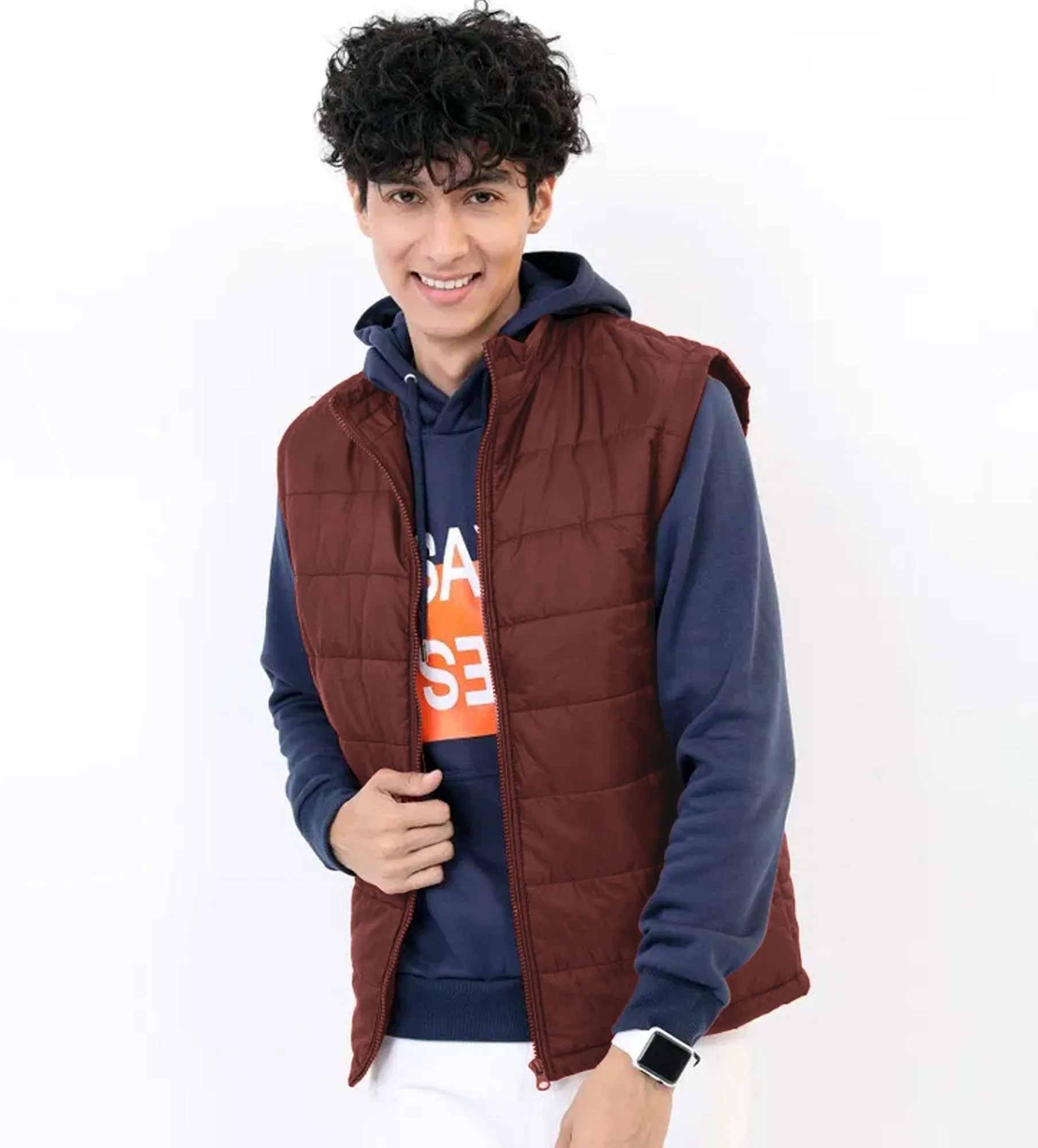 Casaco acolchoado para homem