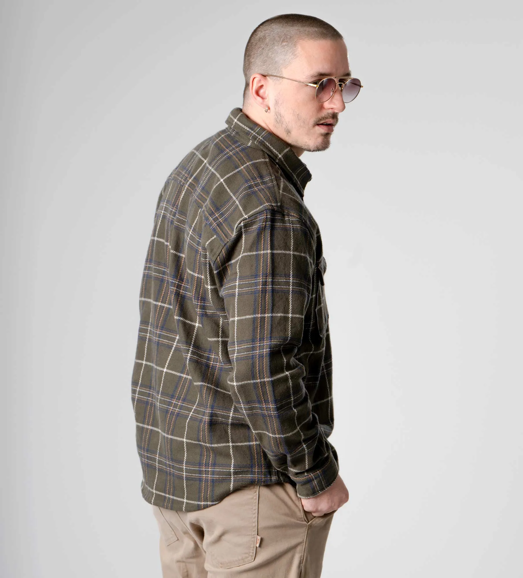 Camisa manga comprida para homem