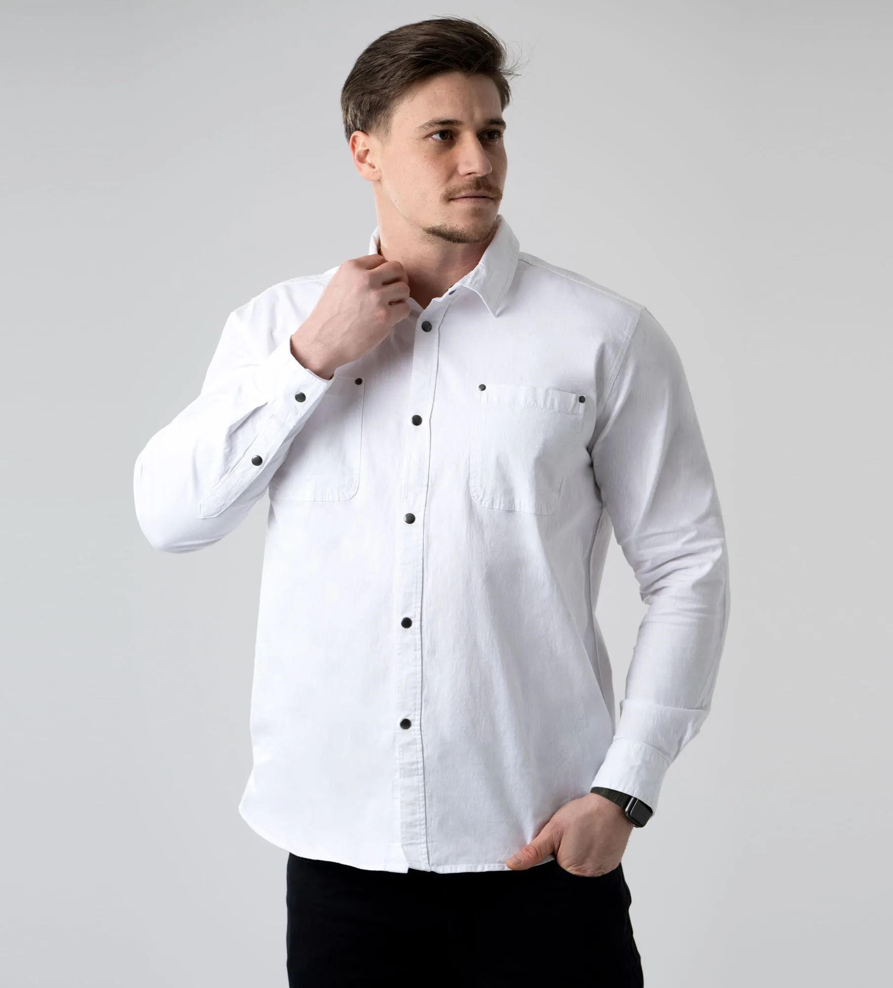 Camisa manga comprida para homem