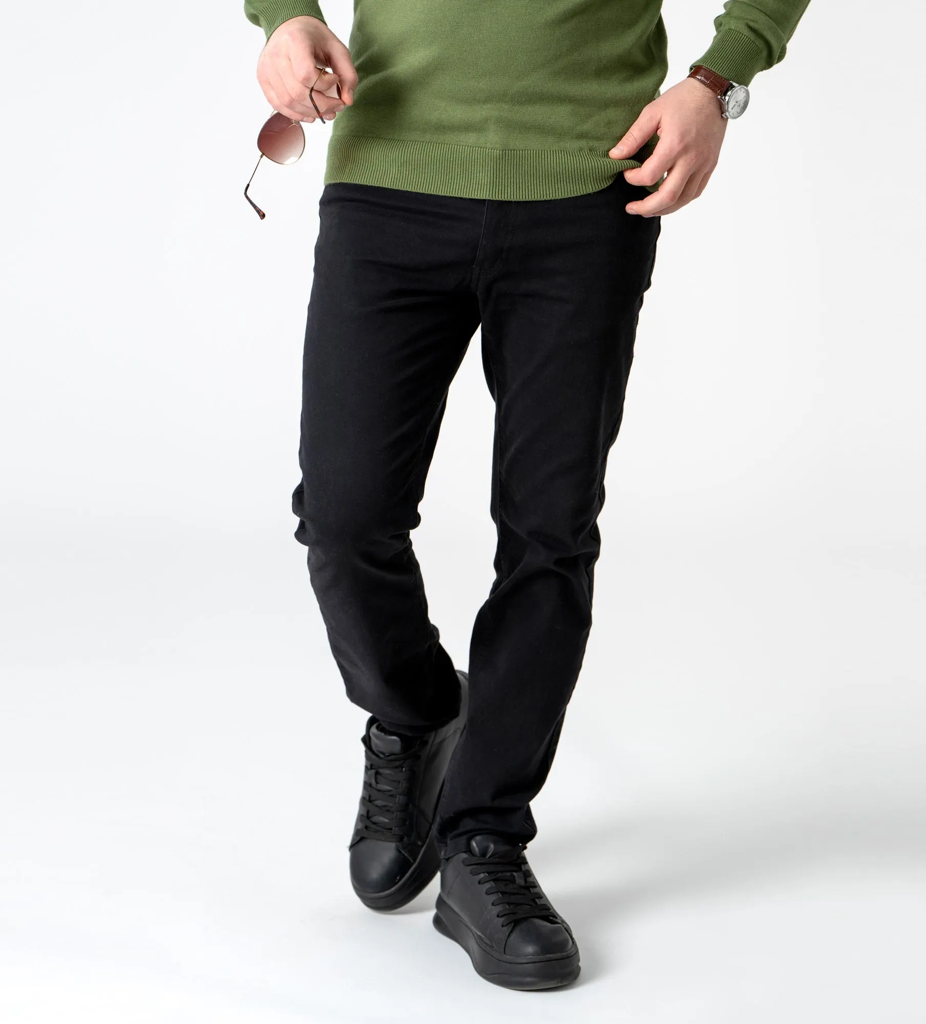 Calça chino para homem