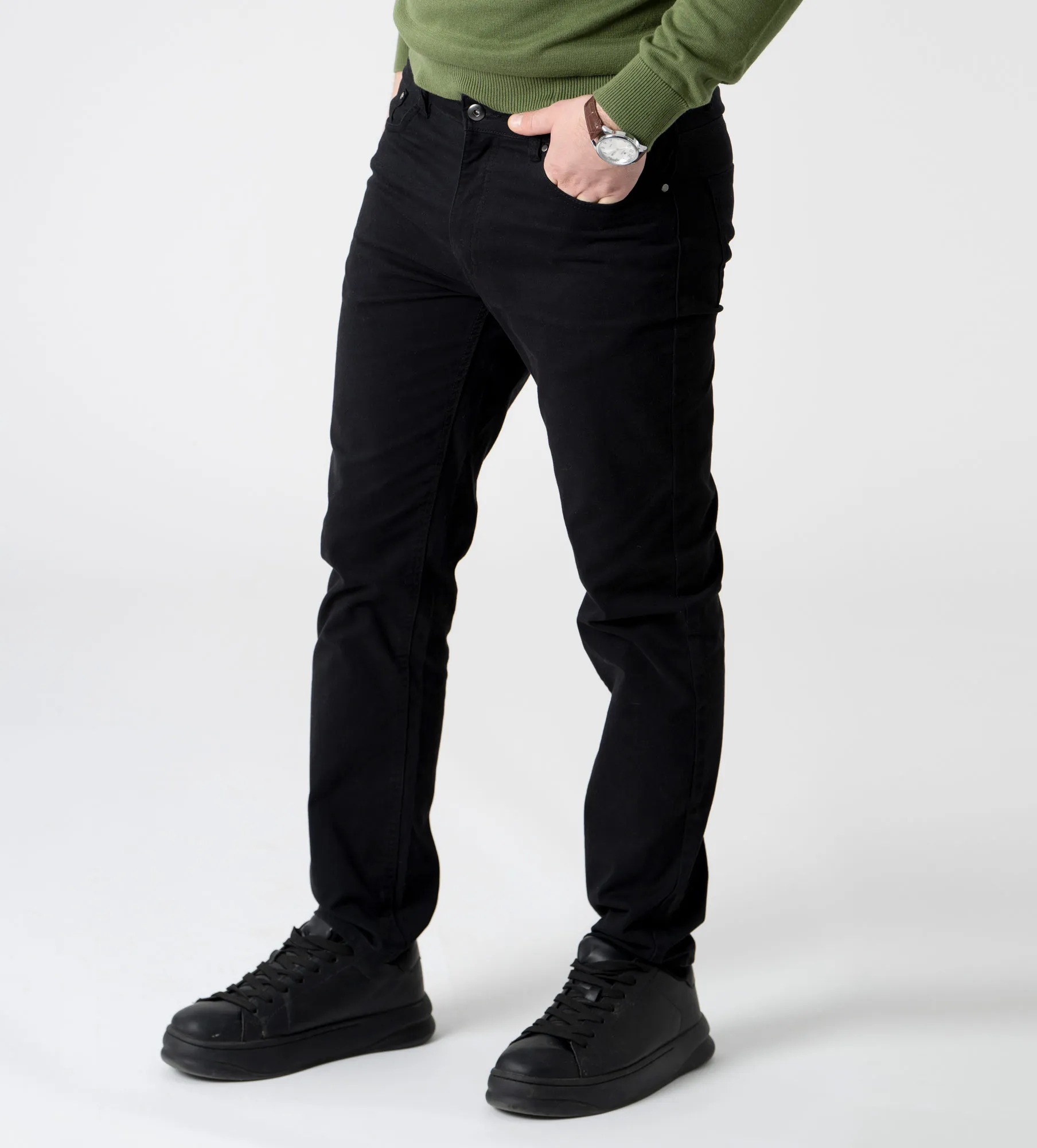Calça chino para homem