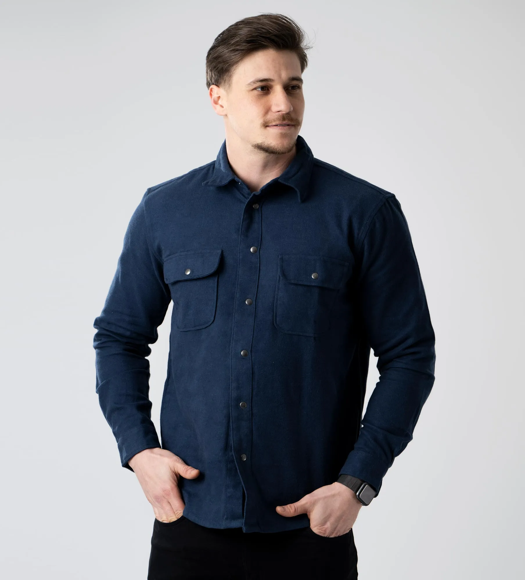 Camisa manga comprida para homem