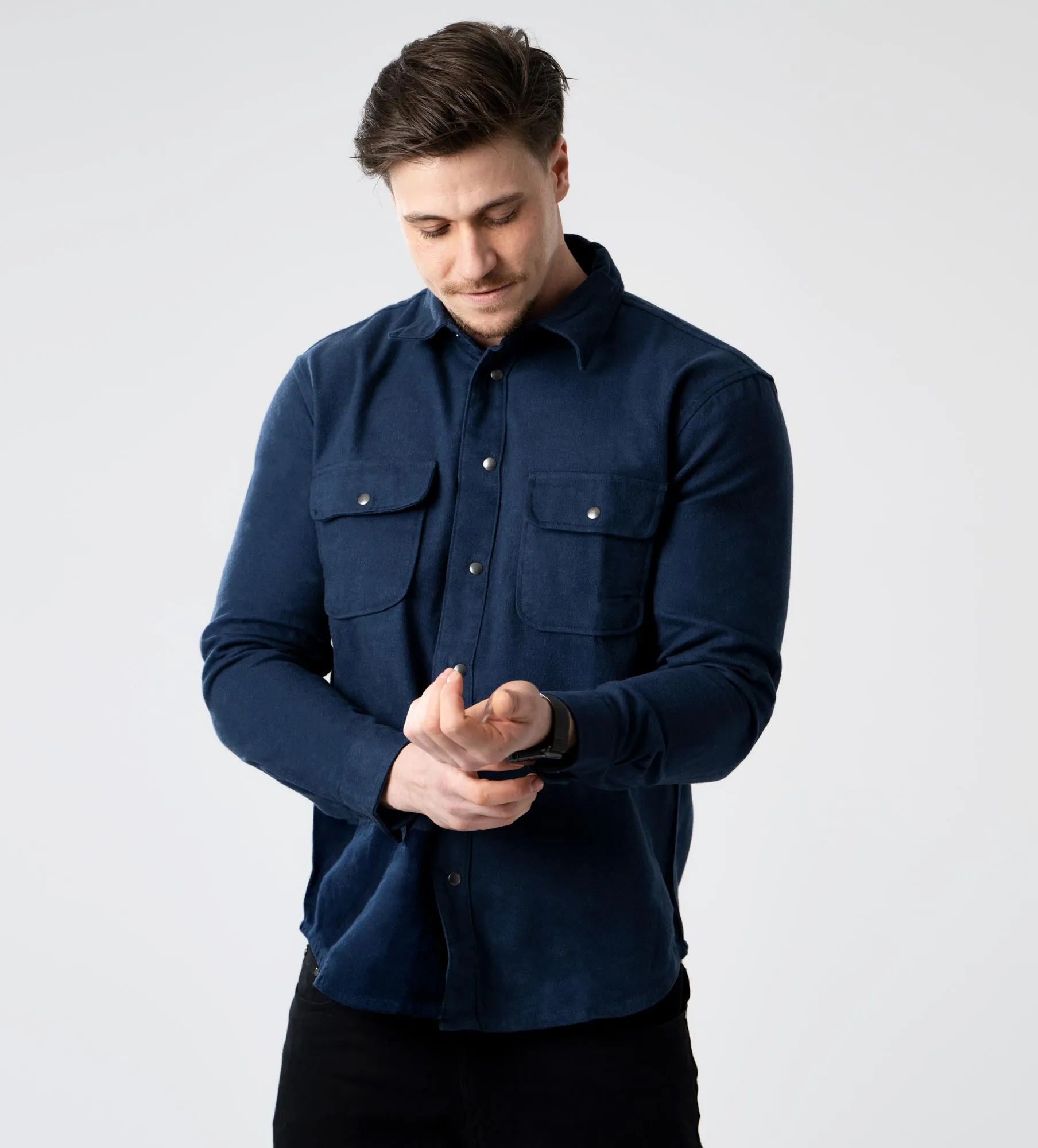 Camisa manga comprida para homem