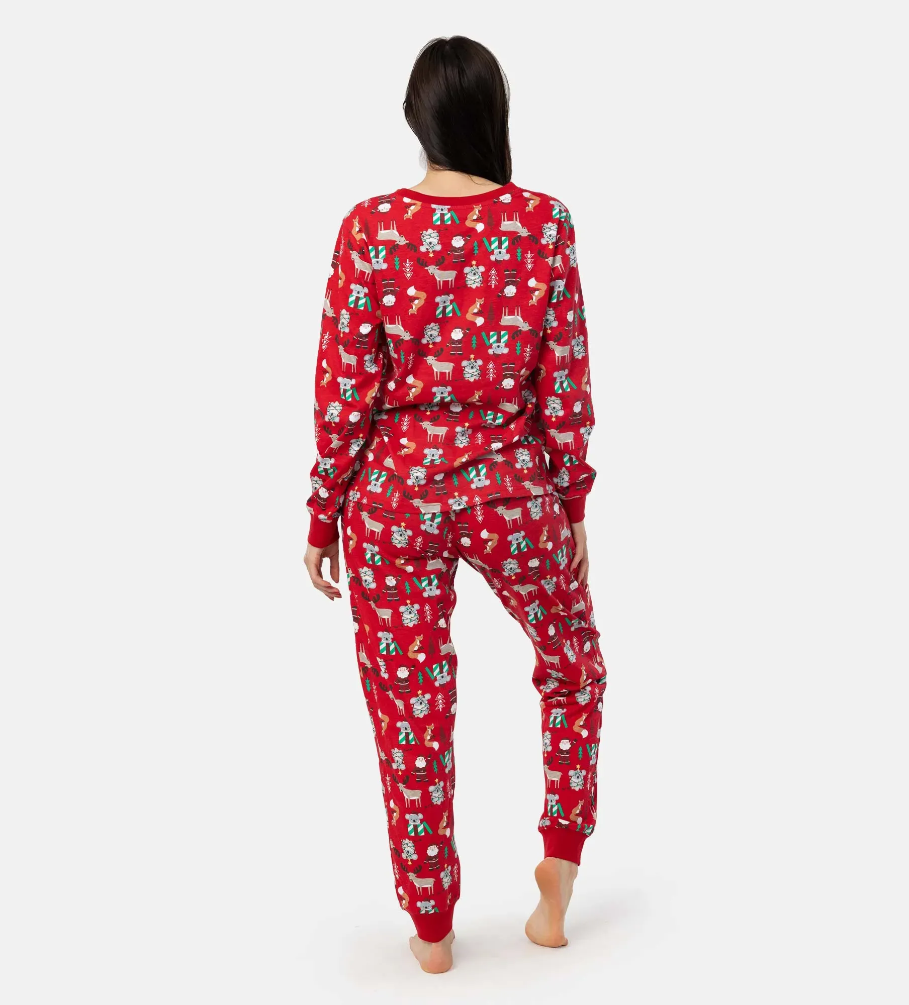 Pijama comprido para mulher - roupa de dormir