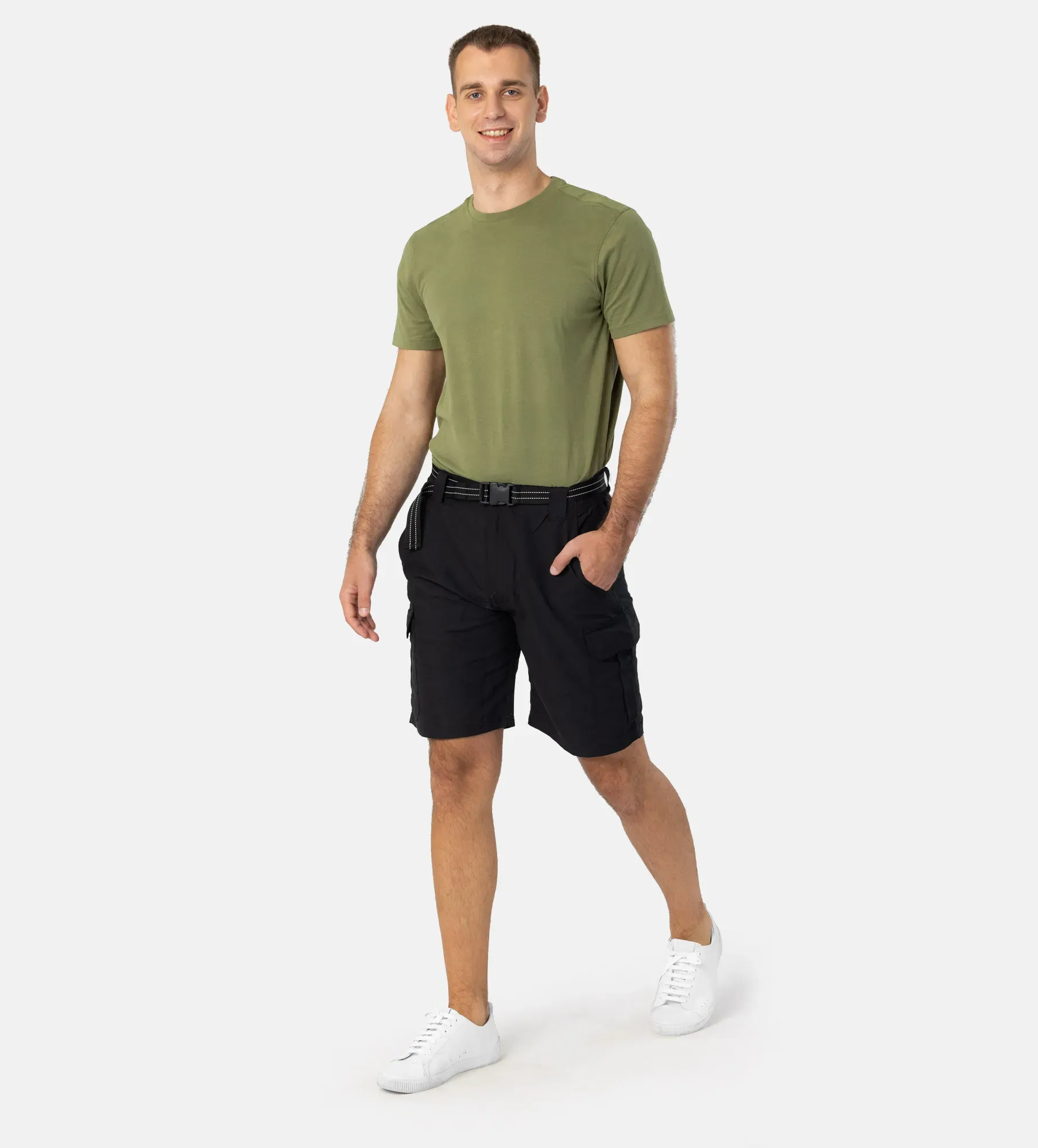 Calções cargo para homem