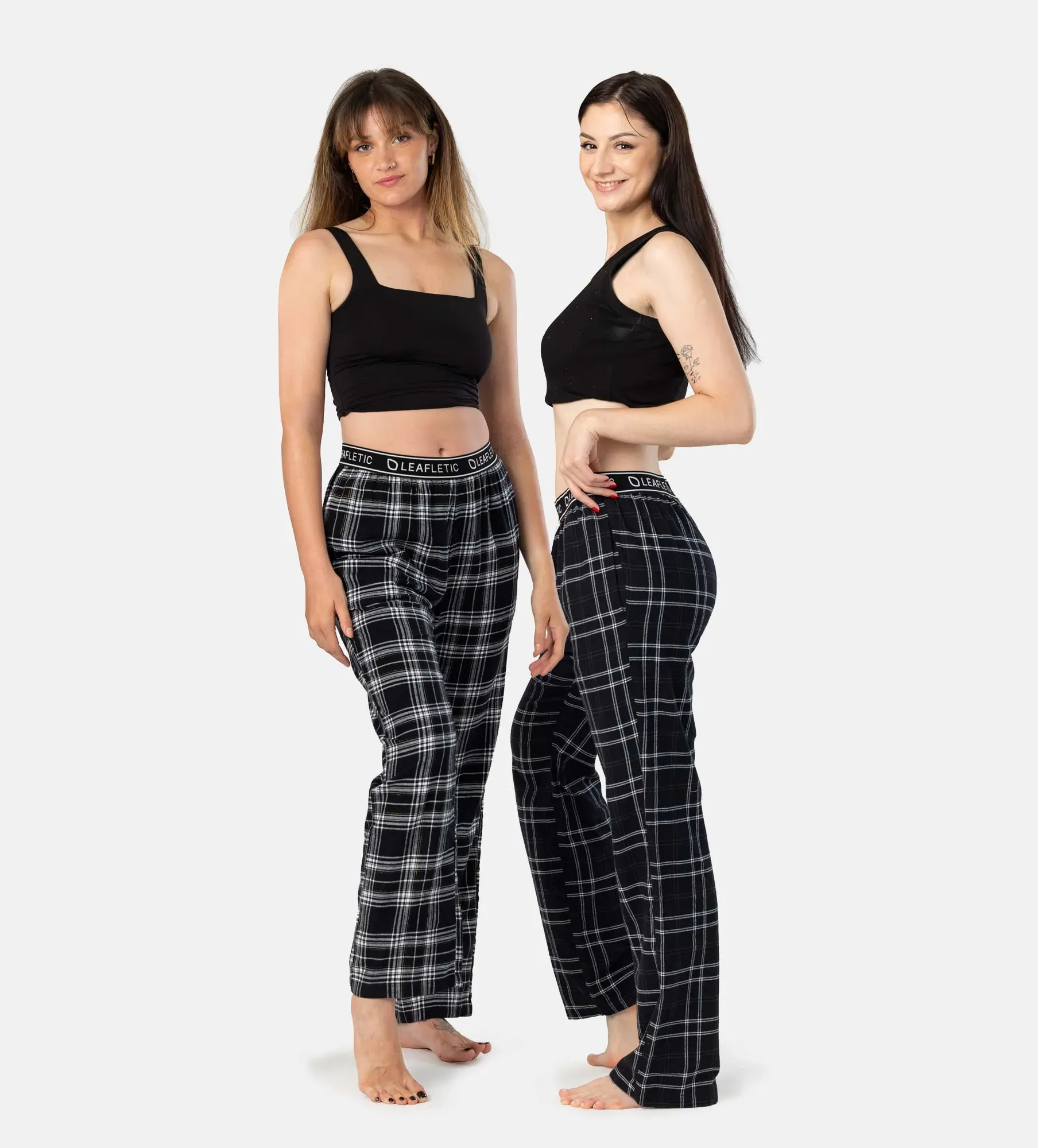 Calças de pijama para mulher - roupa de dormir - conjunto de 2