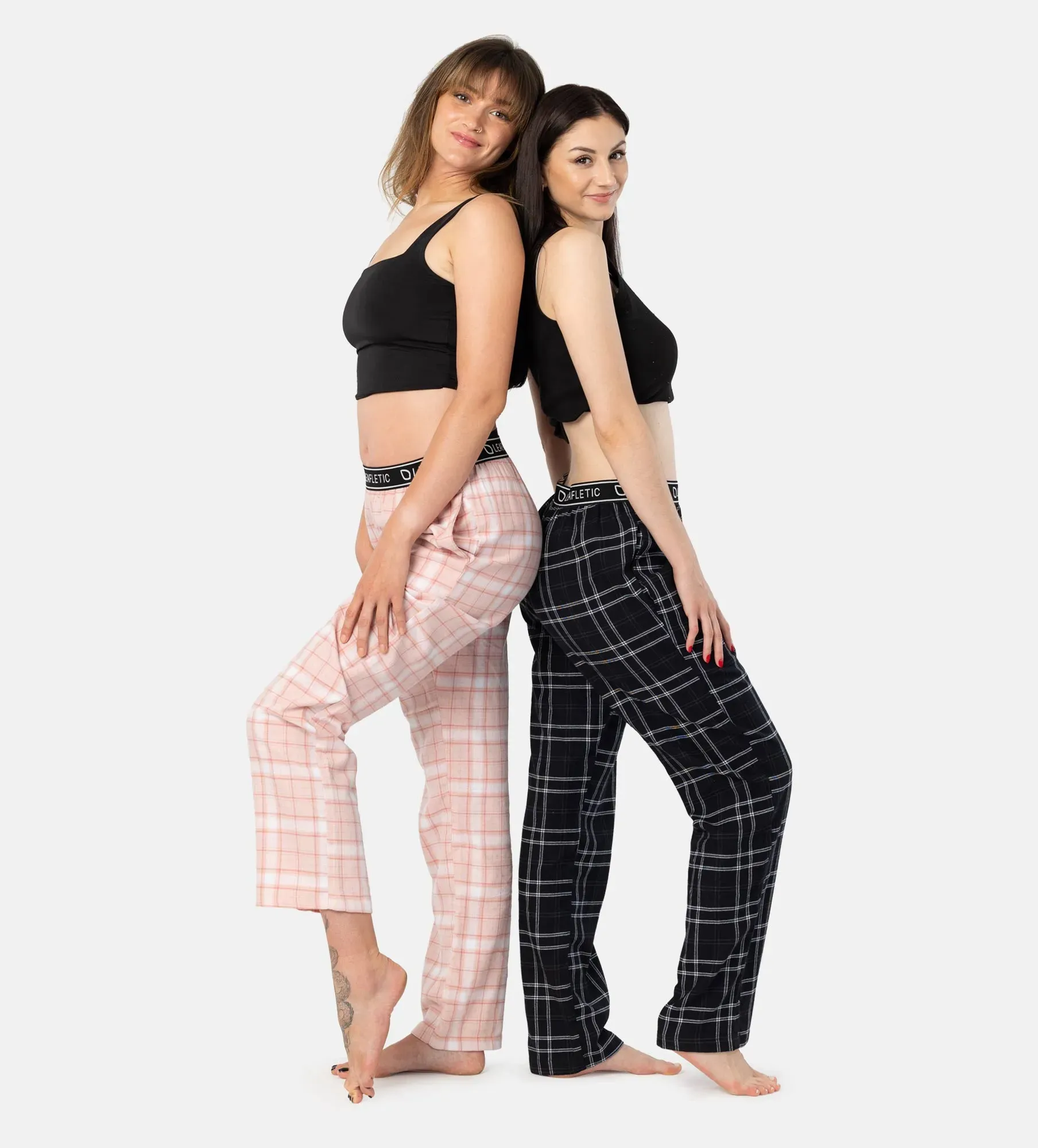 Calças de pijama para mulher - roupa de dormir - conjunto de 2