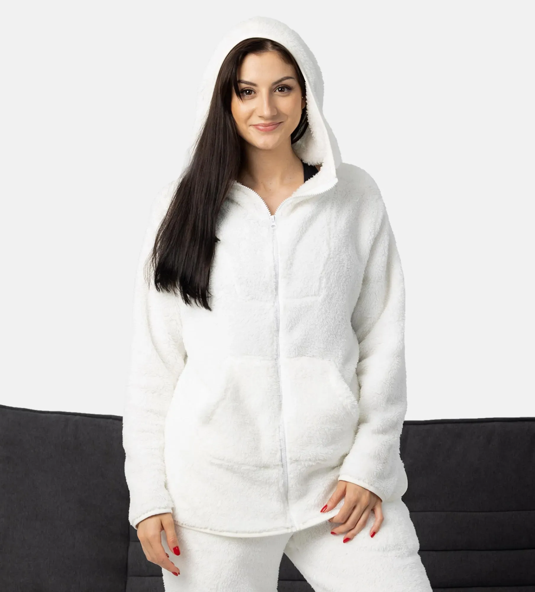 Tops com capuz para mulher - roupa de dormir