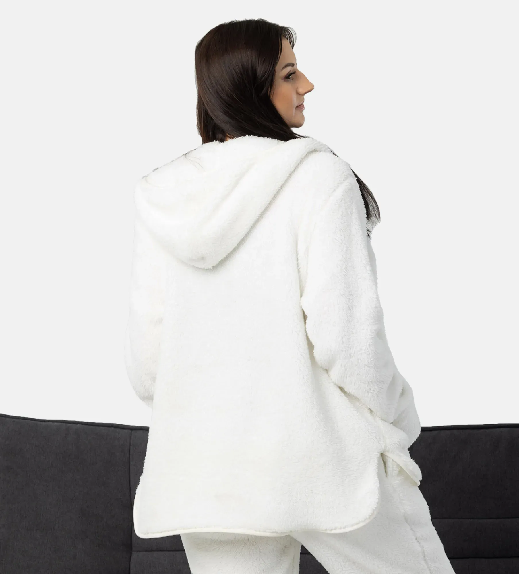 Tops com capuz para mulher - roupa de dormir