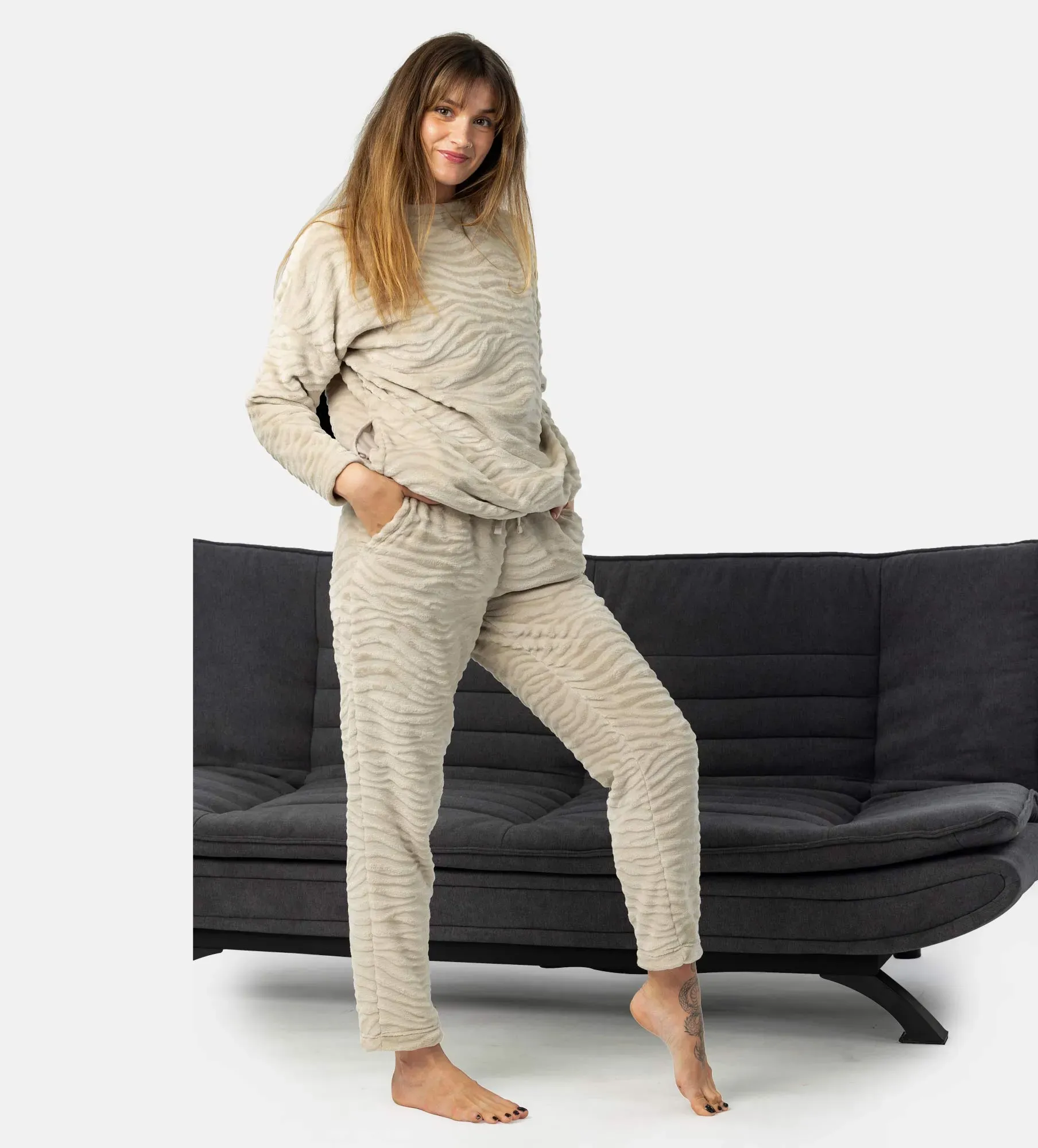 Pijama comprido para homem - roupa de dormir