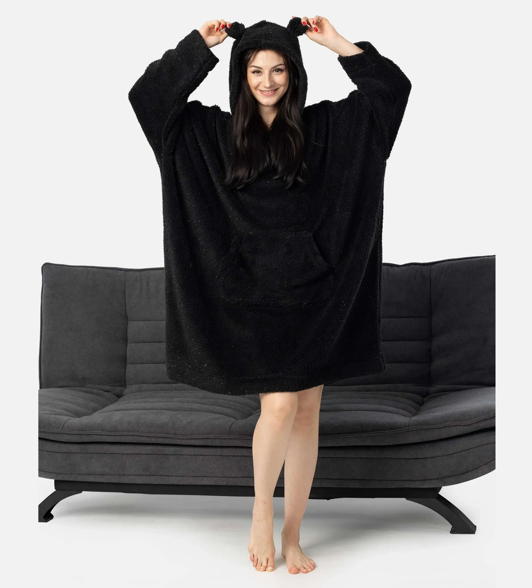 Sweatshirt Com Capuz superdimensionada para mulher
