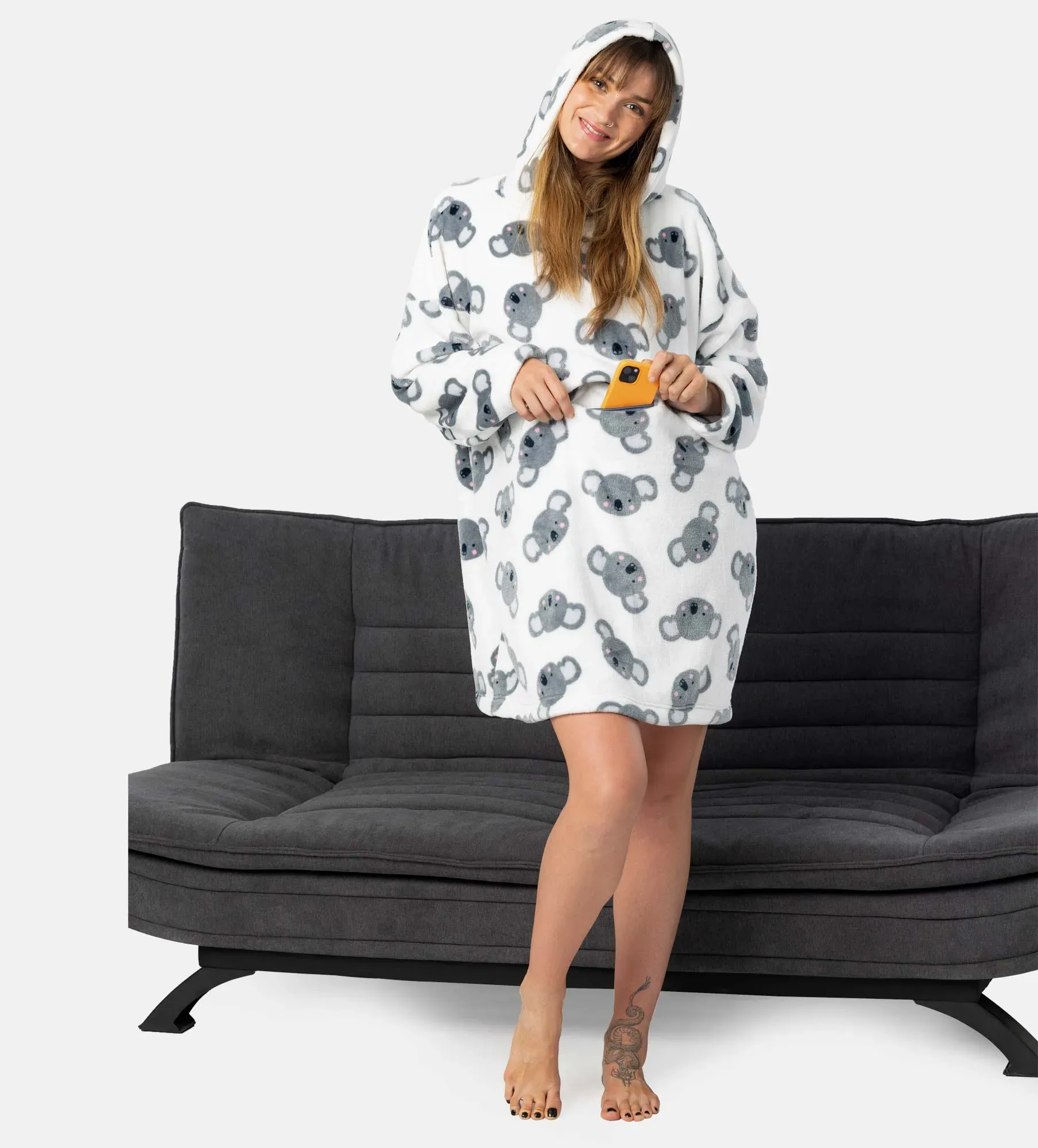 Sweatshirt Com Capuz superdimensionada para mulher