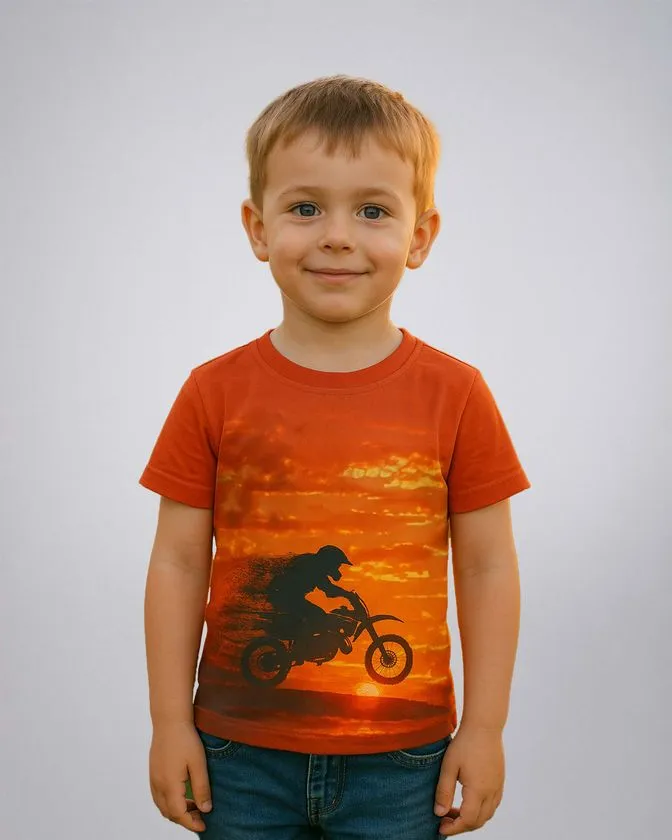 Camiseta com estampa para meninos