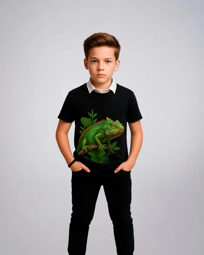 Camiseta com estampa para meninos