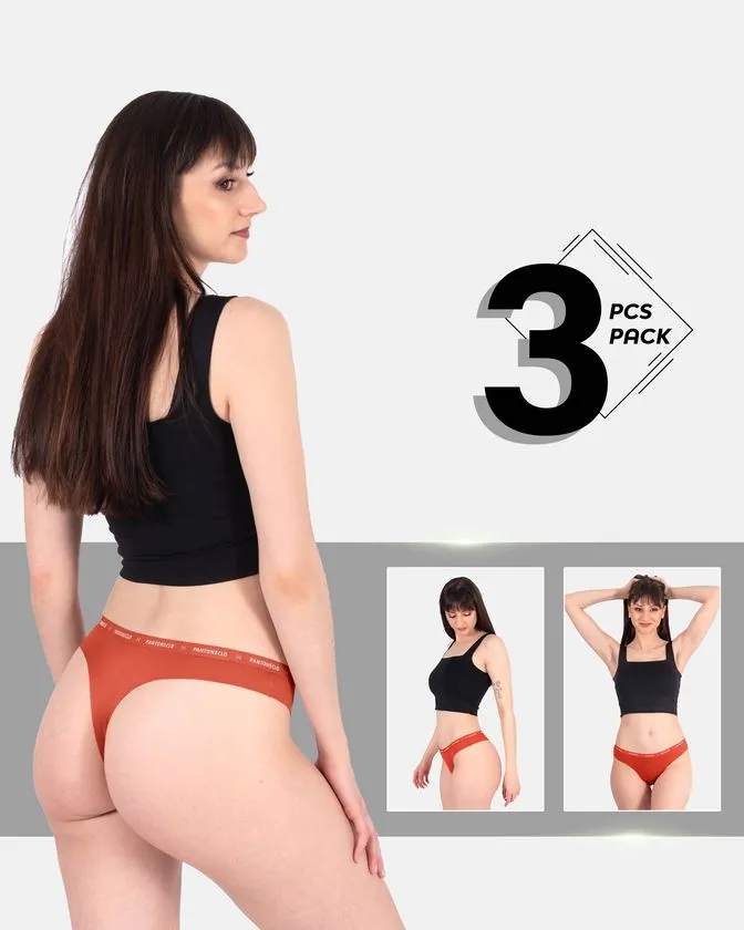 Fio dental brasileiro de algodão e elastano – conjunto de 3