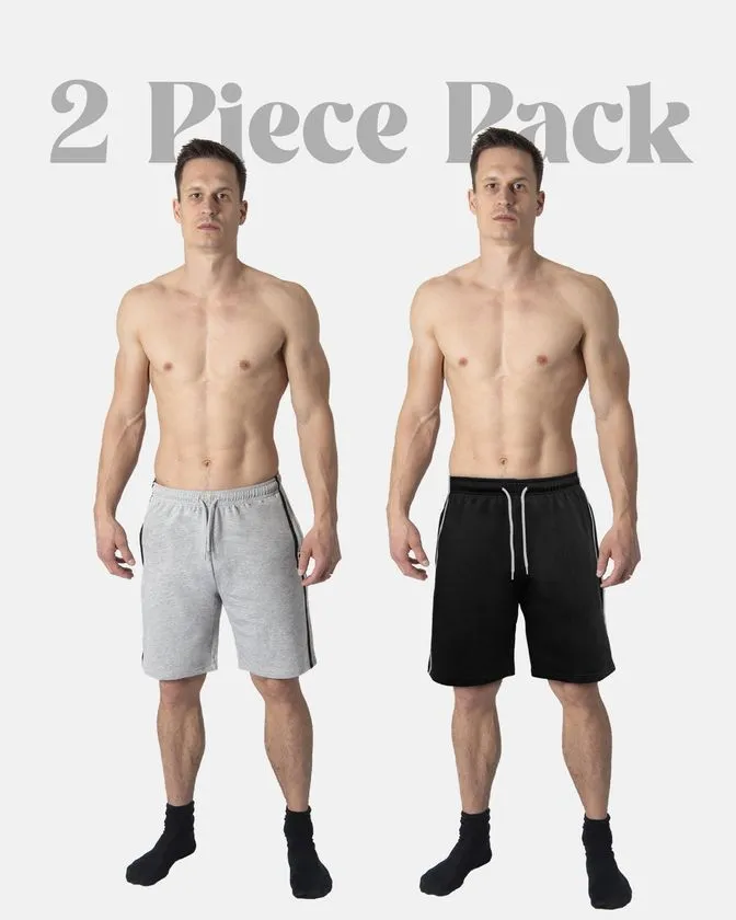 Calça pijama curto para homem - roupa de dormir - conjunto de 2