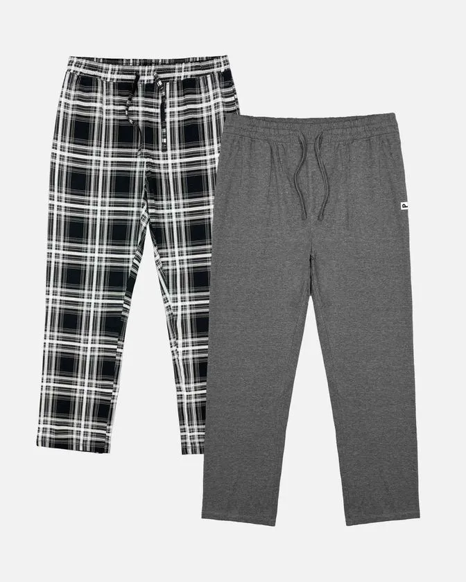 Calças de pijama para homem - roupa de dormir - conjunto de 2