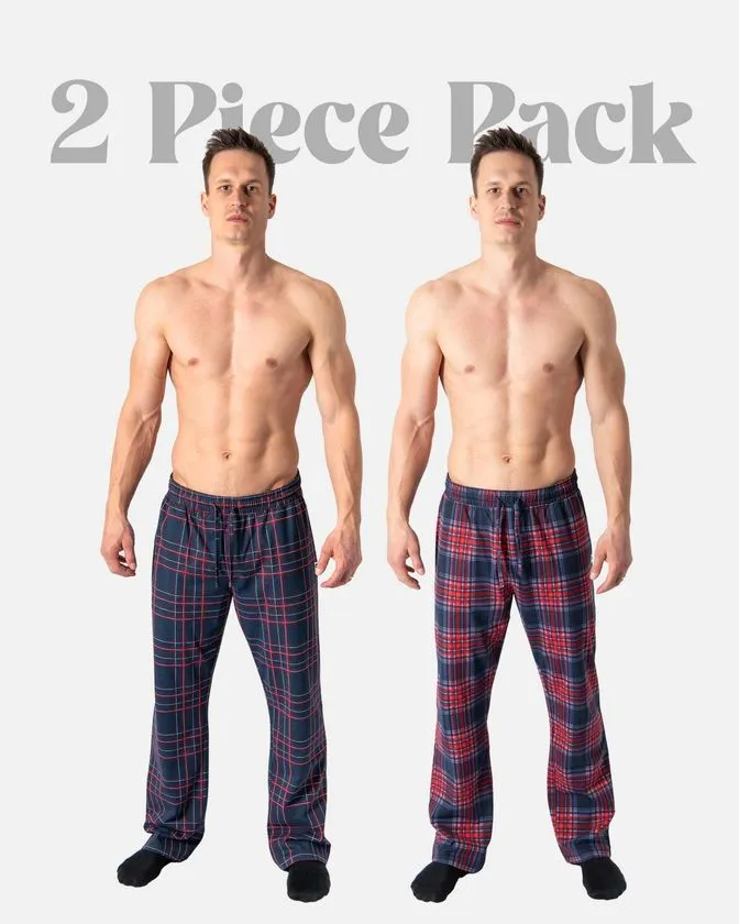 Calças de pijama para homem - roupa de dormir - conjunto de 2