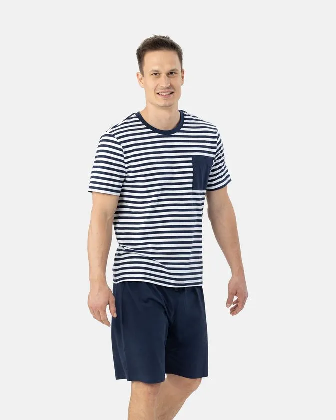 Pijama curto para homem - roupa de dormir
